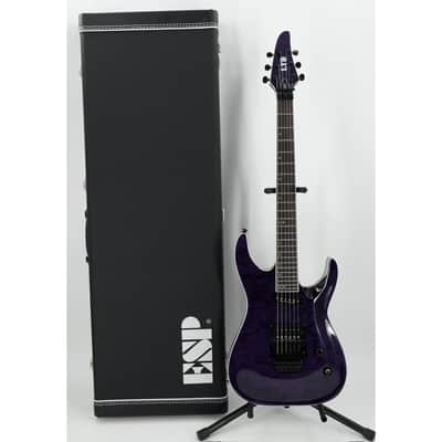 ESP LTD Andy LaRocque ALR-II Signature Guitar w/ Seymour Duncan Pickups & Hardshell Case - See-Thru Purple image 12
