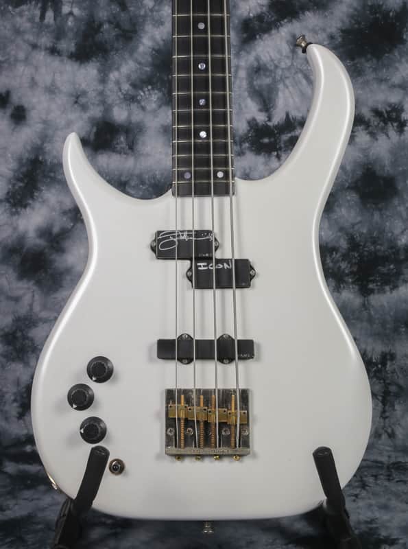 Vintage Modulus Bass Left Handed Pearl White 1983 image 1