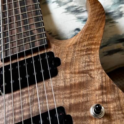 Carillion Polaris 7 Fan Fret - One Piece Old Stock Figured Walnut image 6