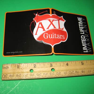 AXL Hang Tag for AXL Guitars image 5