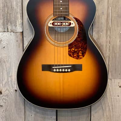 "New" Guild M-240E Troubadour Rosewood Fretboard  Acoustic-Electric Guitar - Vintage Sunburst image 7