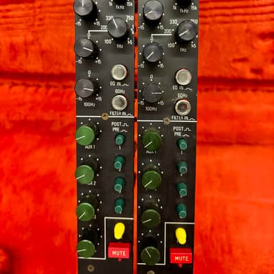 PAIR -Trident Trimix micpre EQ Iput channels 1980’s 80b 70 80 TSM original vintage uk analog image 4