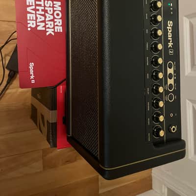 Positive Grid Spark 2 with rechargeable battery - 50-Watt 2x4" Digital Modeling Guitar Combo 2024 - Present - Black image 2