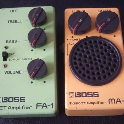 ギター BOSS FA-1 BOSS FA-1 FET Amplifier 1988 Guitar Pedal Pre AMP Made in Japan