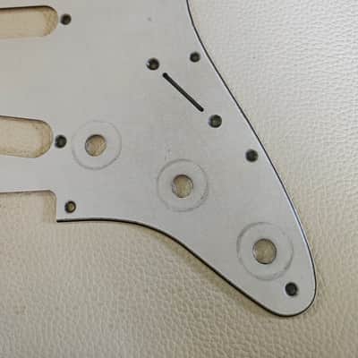 Fender Stratocaster Aged Relic 3 ply Pickguard White 62 59-62 image 2