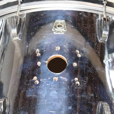 Ludwig  3pc Shell Pack 1985 Chrome Over Maple Drum Set image 6