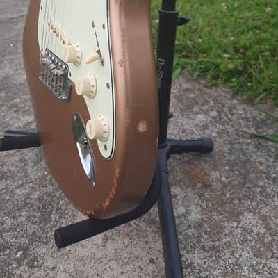 Fender Vintera Road Worn '60s Stratocaster 2020 - 2021 - Firemist Gold Electric Guitar image 3