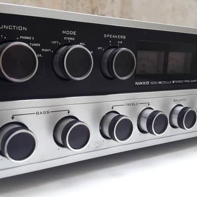 RARE vintage early 1970's Nikko TRM-1200 Integrated Hi-Fi stereo Amplifier image 7