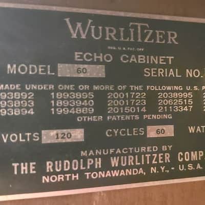 Vintage Wurlitzer Organ Cabinet Model 60 image 5