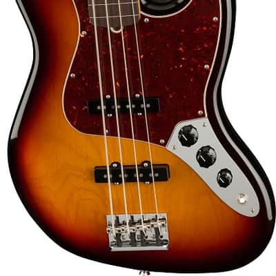 Fender American Professional II Jazz Bass Fretless. Rosewood Fingerboard, 3-Color Sunburst image 5