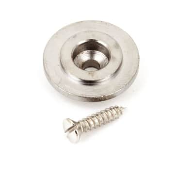 Genuine Fender J/P Bass String Retainer Guide w/ Mounting Screw - Chrome image 1