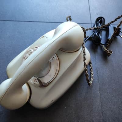 LO-FI Vintage Phone Rotary Dual Microphone - Cream image 2