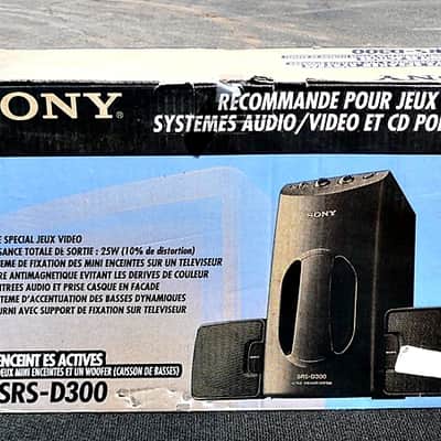 SONY SRS-D300 Active Powered Subwoofer Speaker System New Old Stock displayed in store  - Never Sold image 1