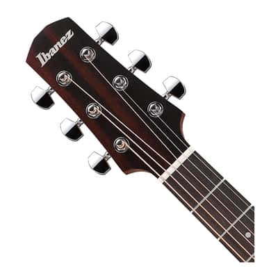 Used Ibanez AAD54E Acoustic-Electric Guitar - Open Pore Mahogany Sunburst image 4