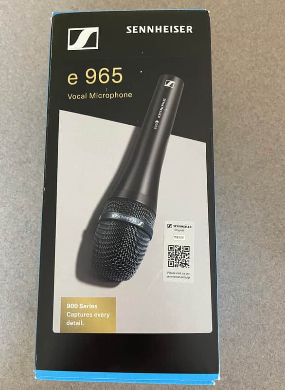 Sennheiser e965 Supercardioid/Cardioid Handheld Condenser Microphone – Mint w/ Box & Pouch image 1
