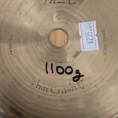 Paiste 17" Signature Traditionals Thin Crash Cymbal 2010 - Present - Traditional image 9