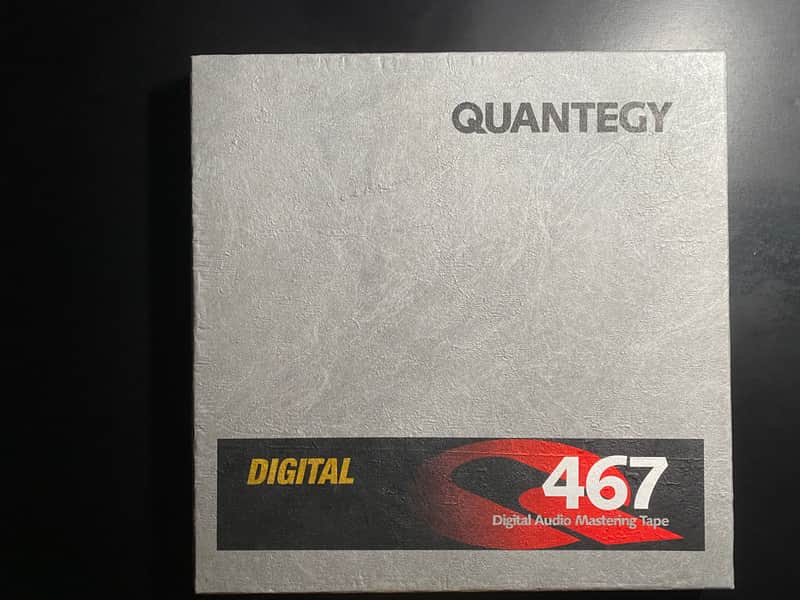 Quantegy 467 1/2" x 4800' Audio Mastering Tape Never Used 1999 - Silver image 1