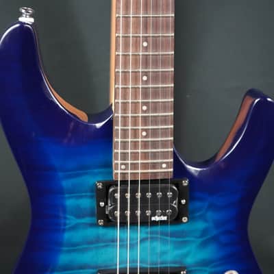 Schecter C-6 Plus - Ocean Blue Burst (443) image 3