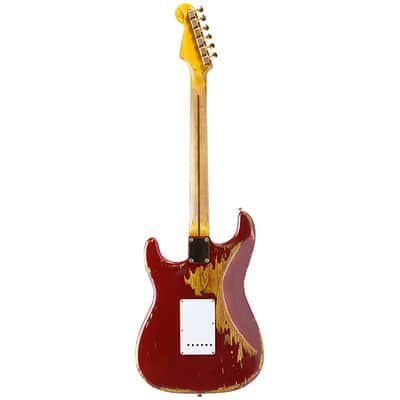 2014 Fender Custom Shop '54 Stratocaster Relic, Cimarron Red image 7