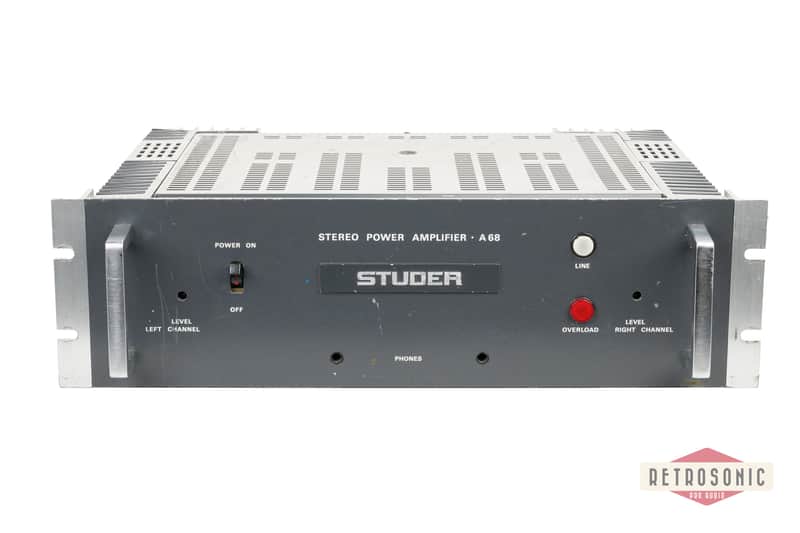 Studer A68 Stereo Power Amplifier image 1