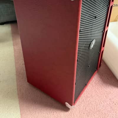 Phil Jones C-8B Piranha C8 Compact 8x5" Bass Speaker Cabinet 2010s - Red image 3