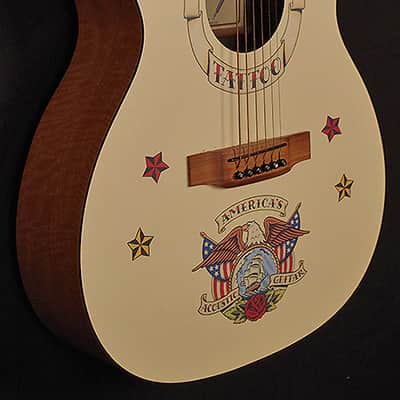 Martin Tattoo Limited Edition 46/100 Acoustic Guitar with Hard Case & Strap image 1