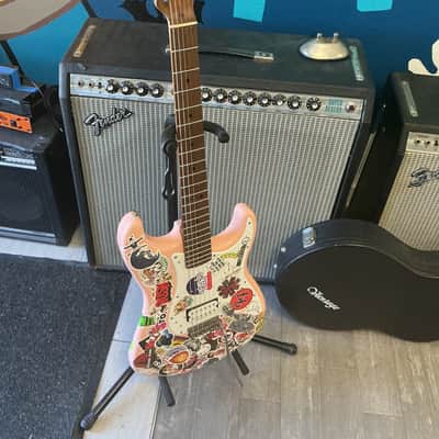 Partscaster Stratocaster 2000's - Pink used image 2