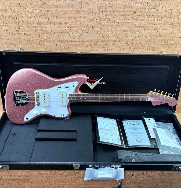 Fender Custom Shop '63 Jazzmaster Relic - Aged Champagne Sparkle w/ Matching Headstock image 1