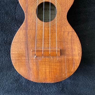 Vintage Jonah Kumalae Hawaiian Solid Koa Soprano Ukulele 1915 image 4