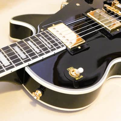 Epiphone 2020 Les Paul Custom - Ebony with Epiphone Premium Gig Bag image 14