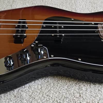 Fender American Performer Jazz Bass Guitar, 3-Color Sunburst, New Gig Bag image 3