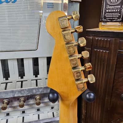 1980 Fender "The Strat" Black with matching headstock image 11