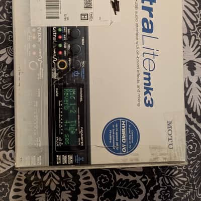 MOTU UltraLite-mk3 Hybrid Firewire / USB Audio Interface 2015 - Present - Black image 1