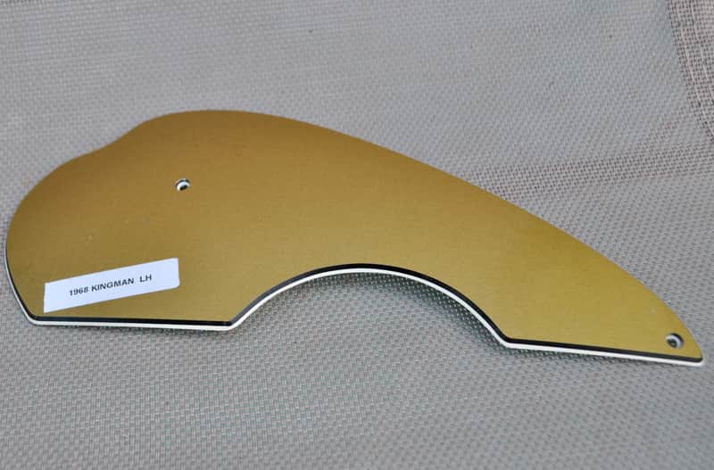 FENDER 1968 KINGMAN LEFT HANDED GOLD PICKGUARD image 1