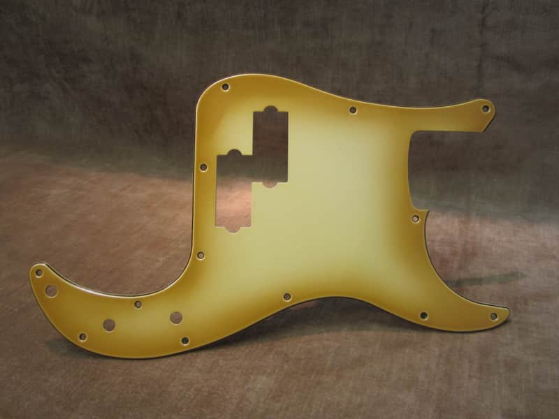 2015 Fender P-Bass 70's Antigua Custom Shop Relic Aged Pickguard Free US Shipping! image 1