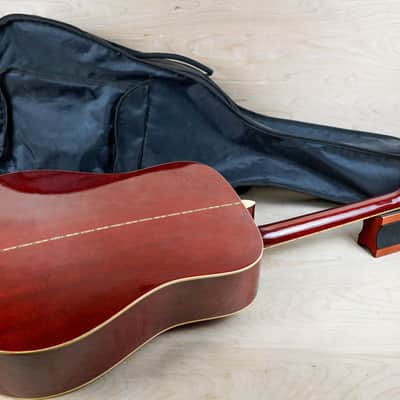 Morris WH-20 MIJ 1978 Red Sunburst Vintage Made in Japan MIJ w/ Bag image 12