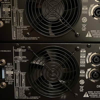 ( PAIR ) QSC RMX5050a RMXa Series Rack-Mounted Power Amp 2010s - Black image 8
