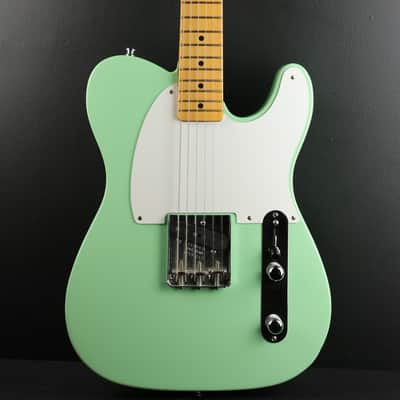 Fender 7Oth Anniversary Esquire  Nitro / Roasted Pine - Surf Green W/G&G Case image 1