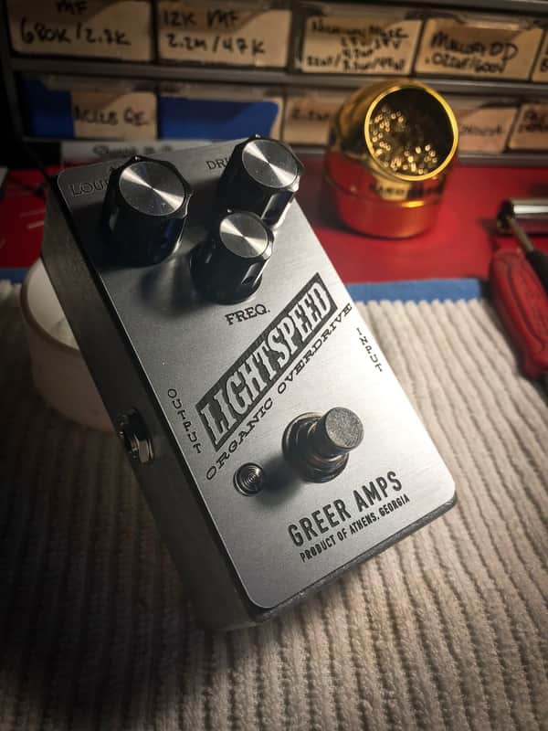 Greer Amps Lightspeed Organic Overdrive (Limited Edition - Moonshot Silver Colorway) image 1