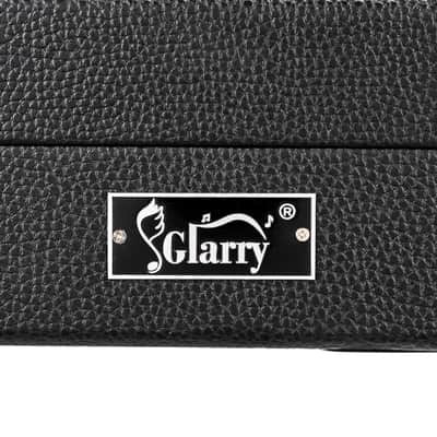Glarry High Grade Electric/Bass Guitar Square Hard Case 2020s - Flat Black image 5