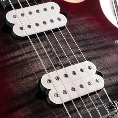 Cort X700DUALITYII-LVB X Series Flamed Maple Top Panga Panga & Hard Maple 3-Ply Laminated Neck 6-String Electric Guitar w/Gig Bag image 10