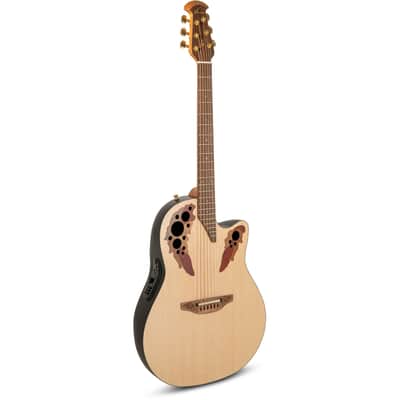 Ovation USA Pro Series Elite E-Acoustic Guitar - Natural image 2