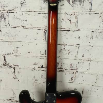 Vintage 1960s Decca Telecaster Style Tobacco Sunburst Electric Guitar image 7