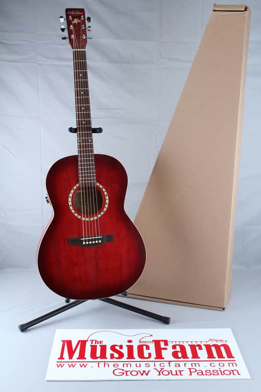Art and Lutherie Folk Spruce Burgundy Acoustic | Reverb Canada