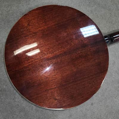Gremlin LEFTY 5 string banjo w resonator 80's ? - brown image 3