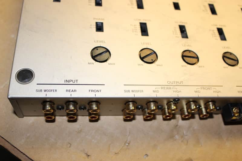 Sony XEC-1000 5-Way Electronic Crossover | Reverb