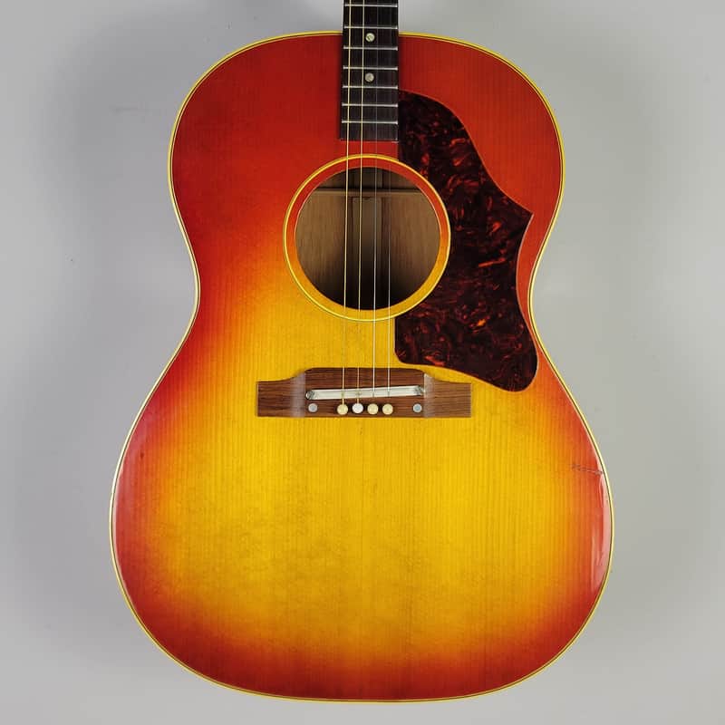 1964 Gibson TG-25 Tenor Guitar - Cherry Burst With Lifton Case