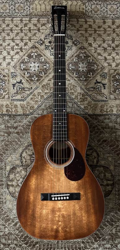 Eastman E1P-LTD-CLA Limited Edition Parlor Acoustic Guitar w/ Gig Bag & Free Pro Setup image 1