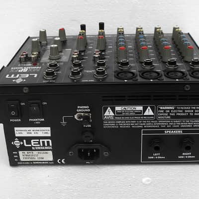 LEM MX8P FX Powered Mixer Generalmusic | Reverb