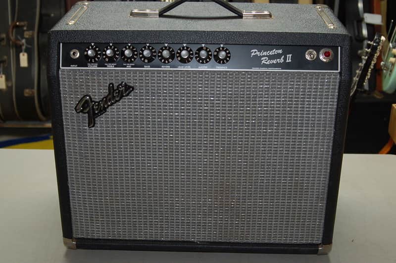 Fender Princeton Reverb II Rivera Era 1982 Blackface Original Cover image 1